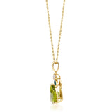 Kalani 10K Yellow Gold Pear-Cut Manchurian Peridot Pendant