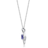 Radiance Oval Tanzanite Pendant
