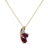 Sophie 14K Yellow Gold Pear-Cut Mozambique Ruby Pendant
