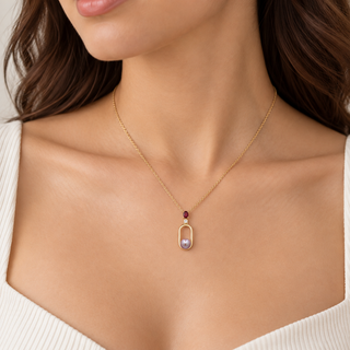 Kamilah 14K Yellow Gold Round-Cut Pearl Pendant
