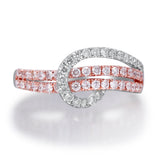 Rylee 10K White Gold Round-Cut White Diamond Ring