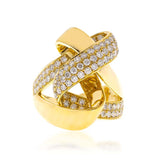 Juniper 14K Yellow Gold Round-Cut White Diamond Ring